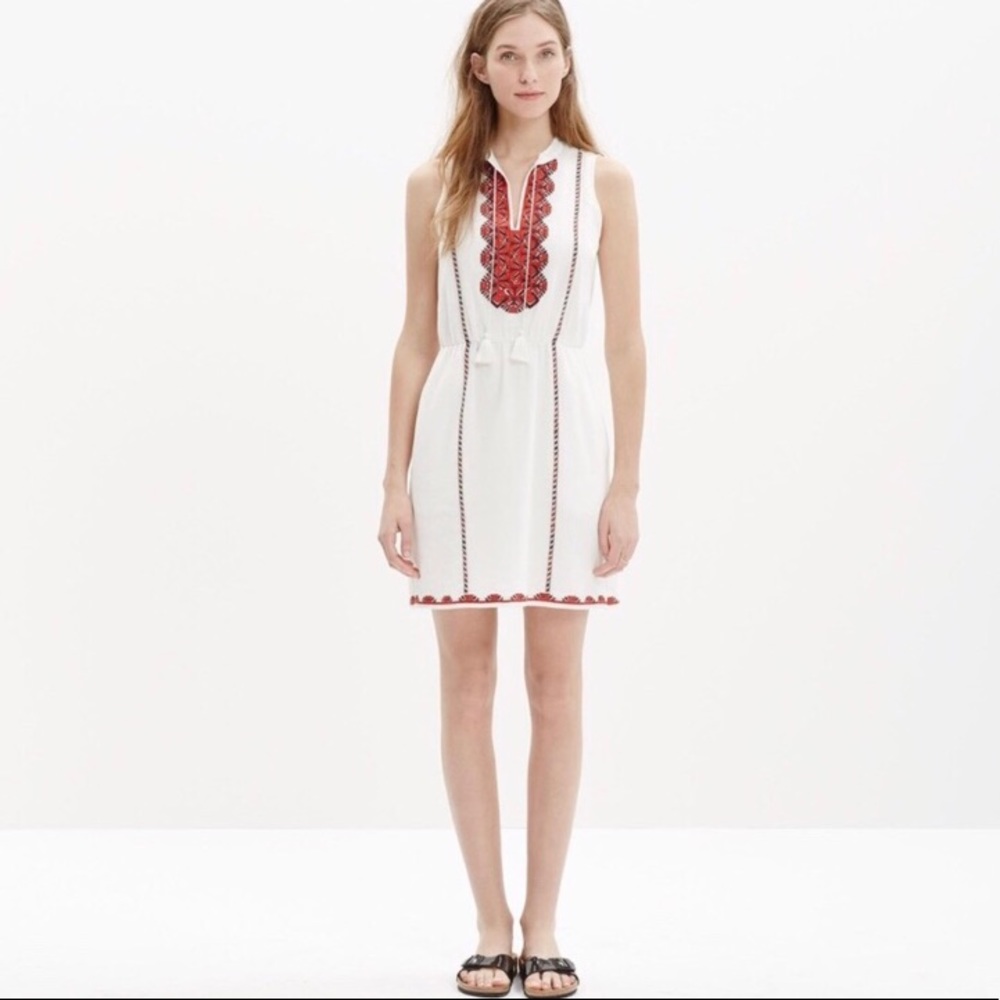 Madewell Embroidered Dress